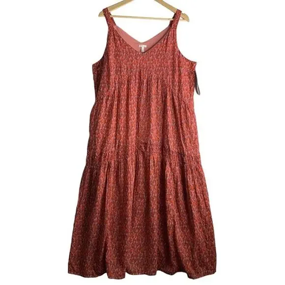 Joie Bondi Tea Rose Tiered Sleeveless Maxi Dress Womens Size XL NWT $248 - Picture 4 of 12